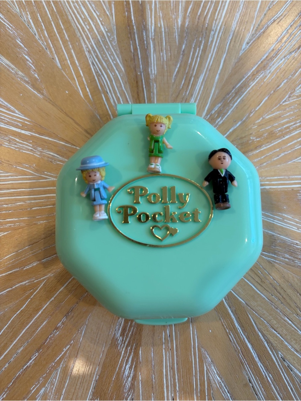 1990 COMPLETE Polly’s School 3 dolls Polly Pocket Bluebird